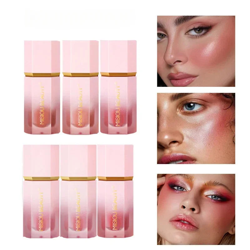 New Liquid Blush Cute Makeup for Women Party Daily Use All Skin Types Waterproof Blush Stick Cosmetics